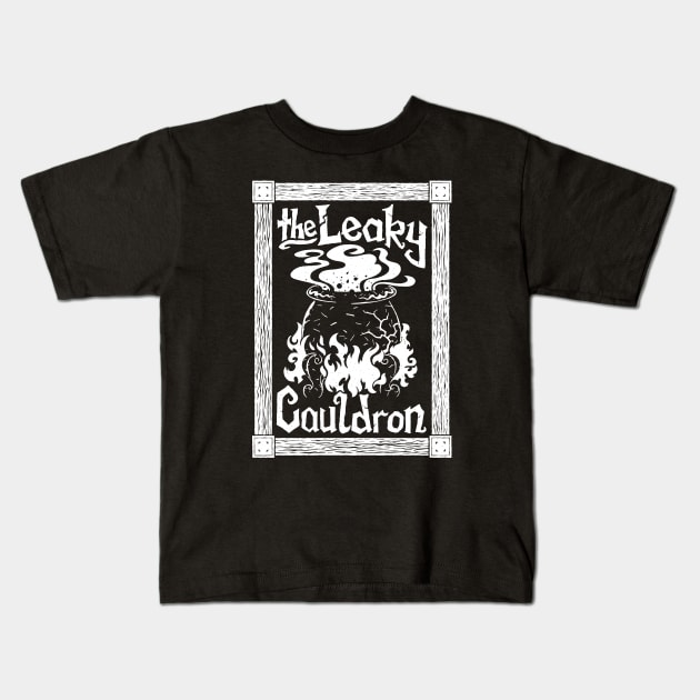 Leaky Cauldron Kids T-Shirt by DCLawrenceUK